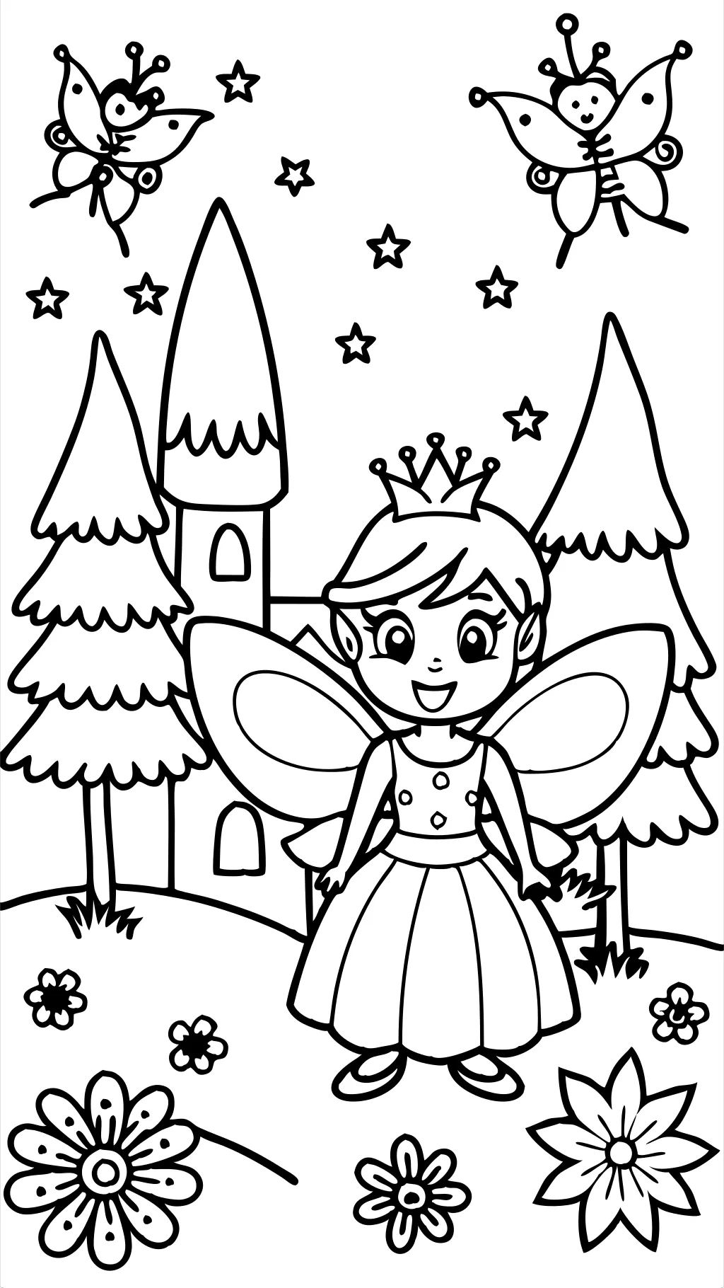 Páginas para colorear de Disney Fairy